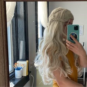 White Wig Daenerys Costume